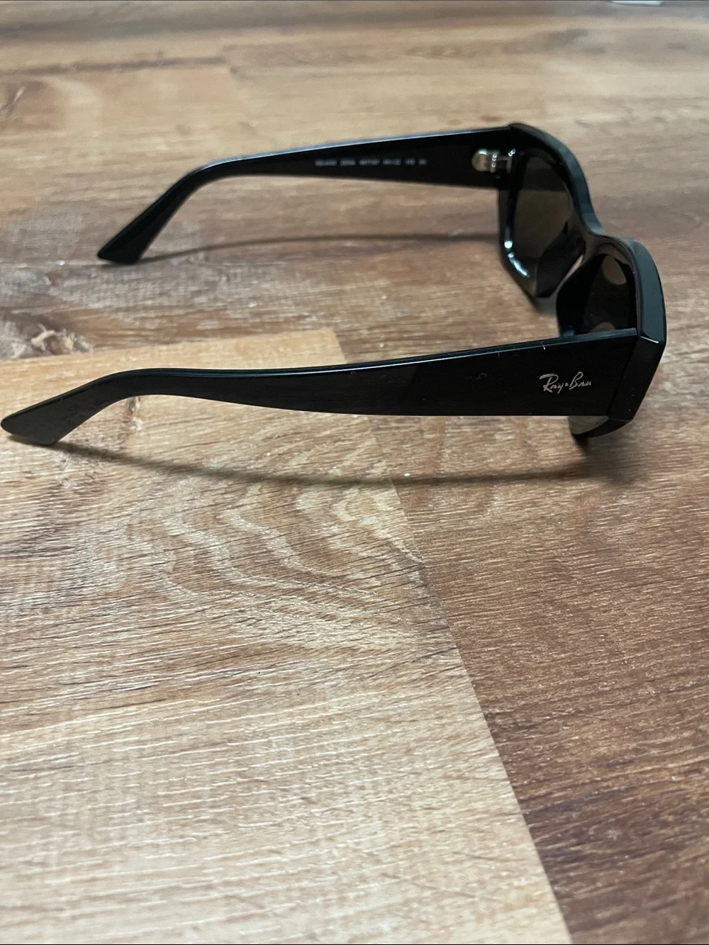 Ray-Ban Women’s Black Geometric Cat-Eye Sunglasses